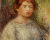 皮埃尔奥古斯特雷诺阿 - Portrait of a Woman